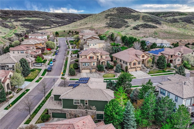 10459 Rivington Ct, Lone Tree, CO 80124 - aerial perspective of suburban area with a mountain backdrop