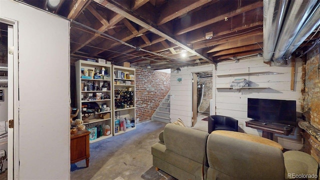 126 S Clarkson St, Denver, CO 80209 - view of unfinished basement
