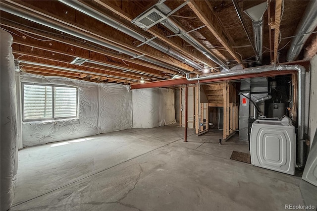 1419 Red Mountain Dr Unit 126, Longmont, CO 80504 - below grade area featuring washer / dryer