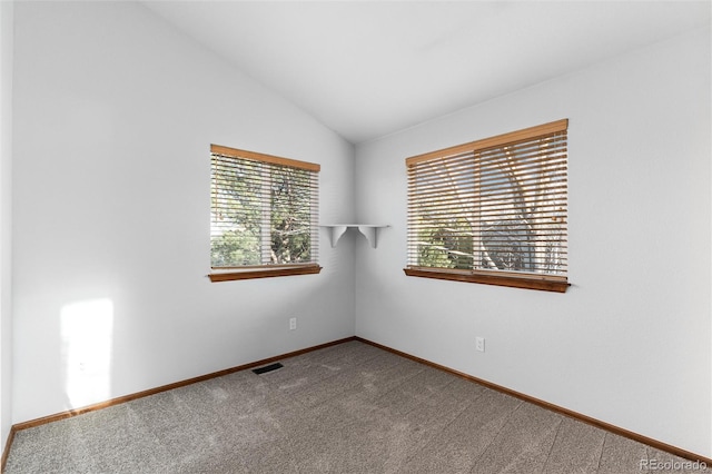 7636 S Allison Ct, Littleton, CO 80128 - empty room with lofted ceiling and carpet