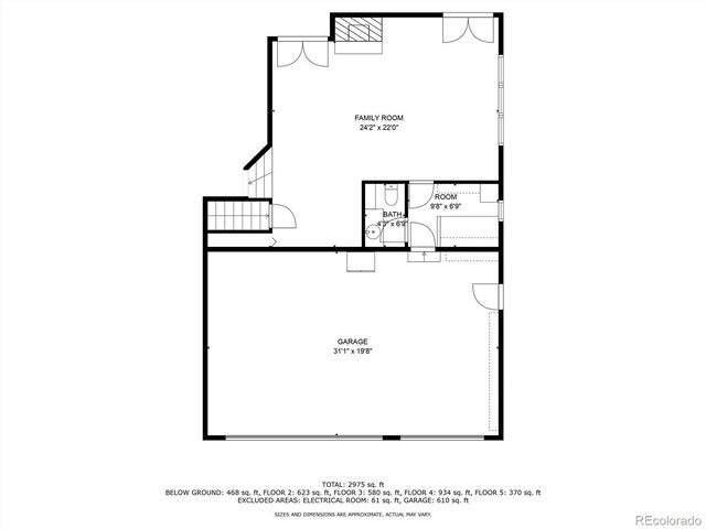 7636 S Allison Ct, Littleton, CO 80128 - view of property floor plan