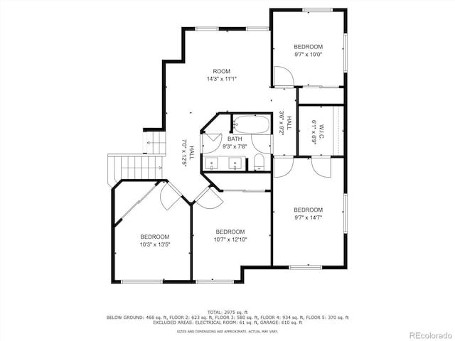 7636 S Allison Ct, Littleton, CO 80128 - view of home floor plan