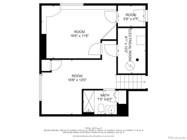 7636 S Allison Ct, Littleton, CO 80128 - view of room layout
