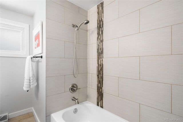 4300 Osage St, Denver, CO 80211 - bathroom featuring bathtub / shower combination and baseboards