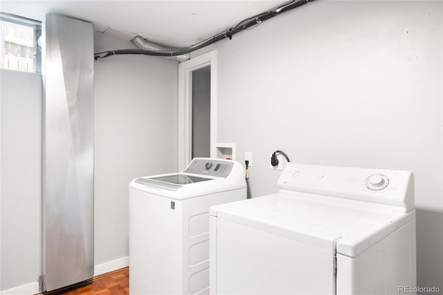 4300 Osage St, Denver, CO 80211 - laundry area featuring separate washer and dryer