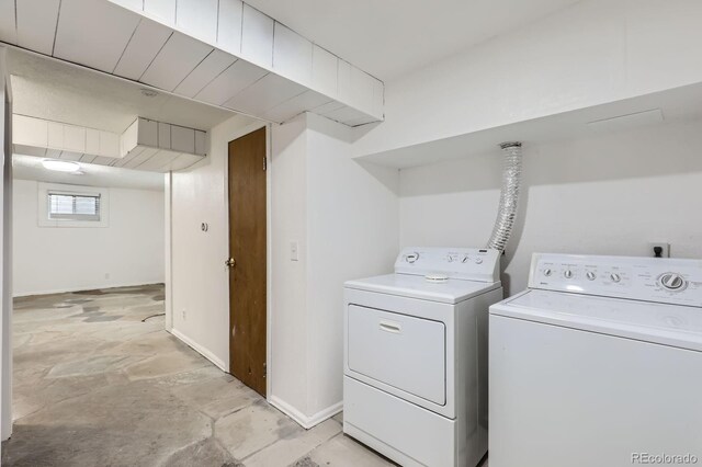 10723 Cherry Ct, Thornton, CO 80233 - laundry room featuring independent washer and dryer and baseboards
