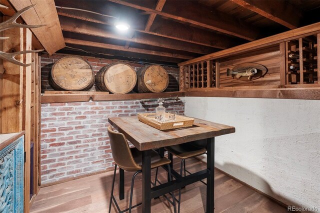 623 S Logan St, Denver, CO 80209 - wine cellar featuring wood finished floors