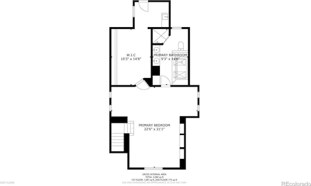 623 S Logan St, Denver, CO 80209 - view of home floor plan