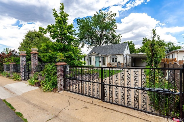 1946 Xenia St, Denver, CO 80220 - view of front of home with a carport