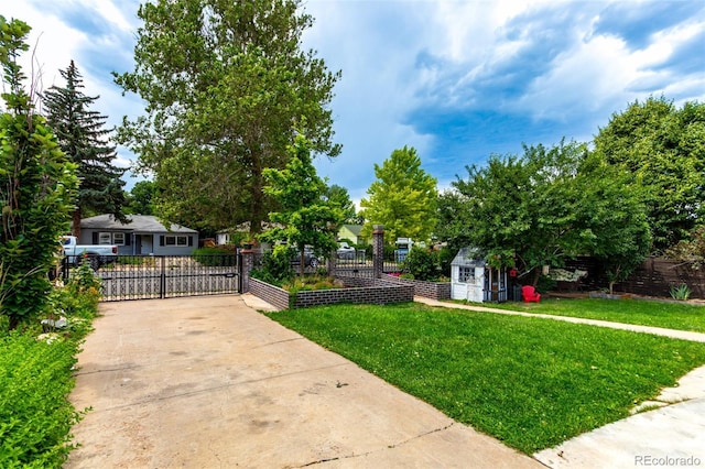 1946 Xenia St, Denver, CO 80220 - gate with a fenced front yard