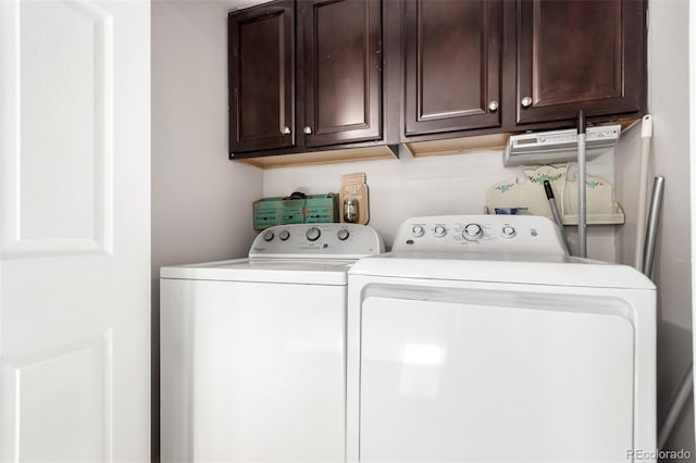 1946 Xenia St, Denver, CO 80220 - washroom featuring washer and dryer and cabinet space
