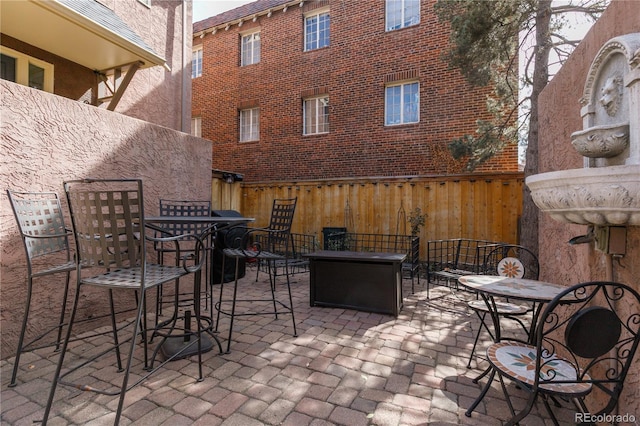 view of patio / terrace with outdoor dining space and outdoor lounge area