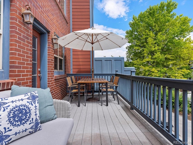 8450 E 29th Ave, Denver, CO 80238 - deck with outdoor dining space