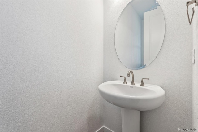 bathroom with a sink