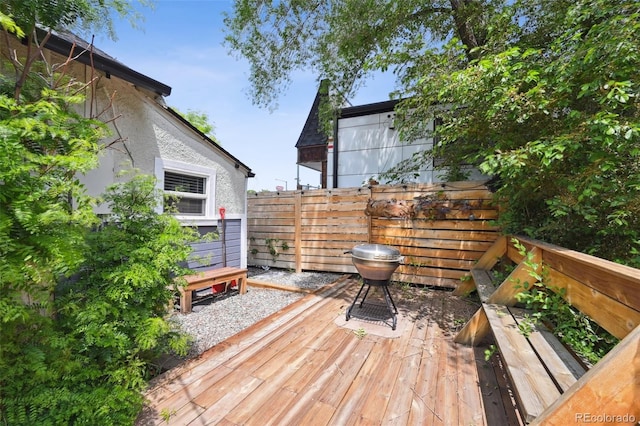 1456 Syracuse St, Denver, CO 80220 - view of wooden terrace