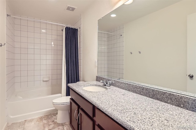 133 Poppy View Ln, Erie, CO 80516 - full bathroom featuring vanity, toilet, and shower / bath combo