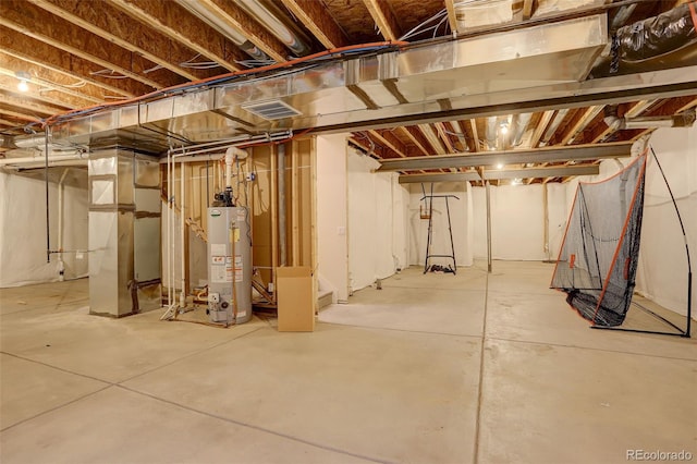 13351 Olive Way, Thornton, CO 80602 - unfinished below grade area with water heater