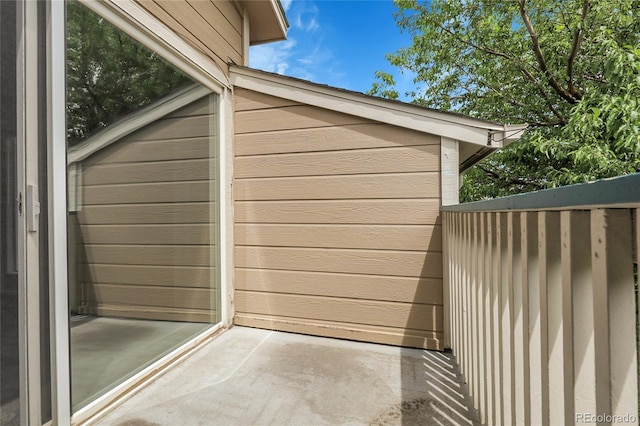 view of property exterior