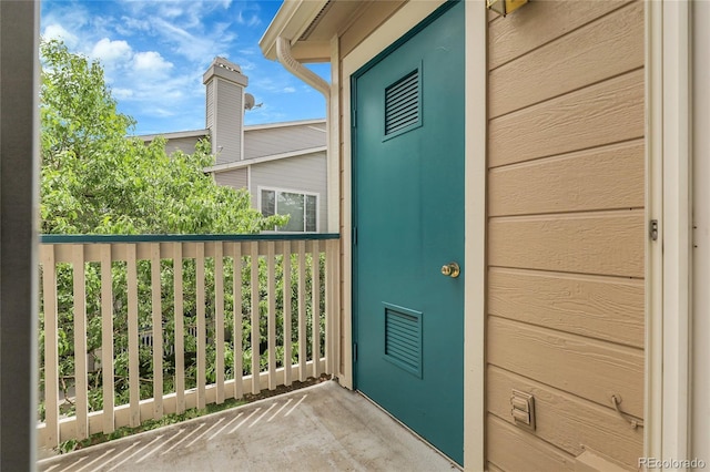 view of entrance to property