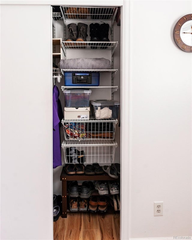 view of closet
