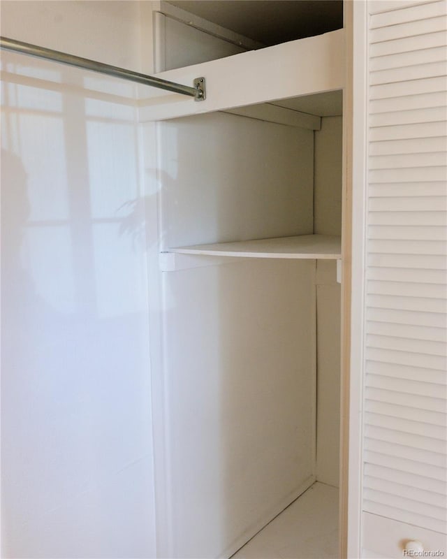 view of closet