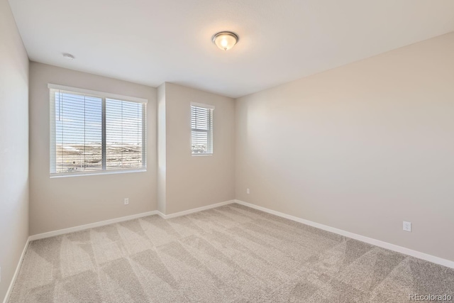 empty room with light carpet