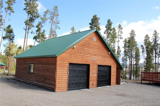 36 Hilltop Dr, Walden, CO 80480 - view of detached garage