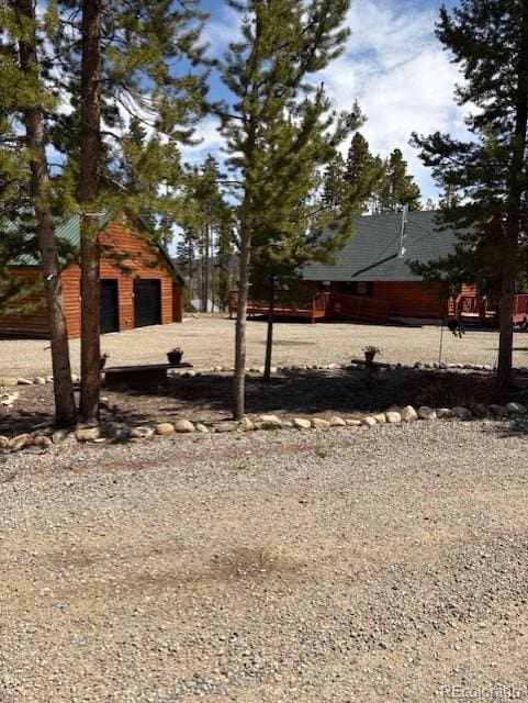 36 Hilltop Dr, Walden, CO 80480 - view of yard with a detached garage