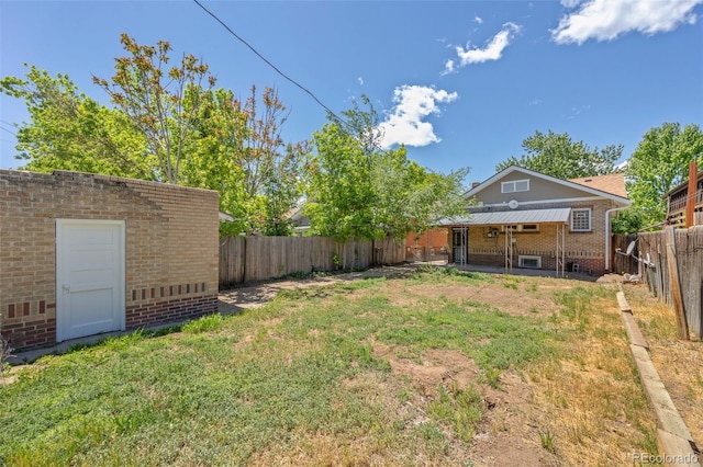 2140 S Washington St, Denver, CO 80210 - view of yard featuring an outbuilding and a patio