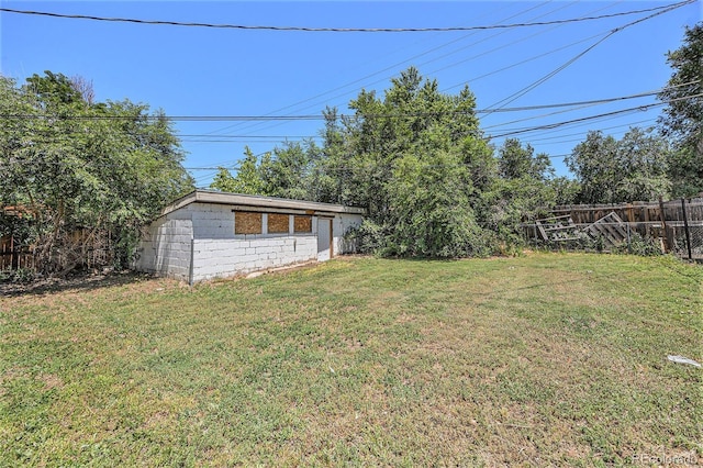 1148 Rosemary St, Denver, CO 80220 - view of yard with an outbuilding