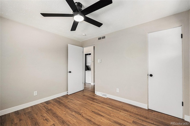 1148 Rosemary St, Denver, CO 80220 - unfurnished bedroom featuring wood finished floors and a ceiling fan
