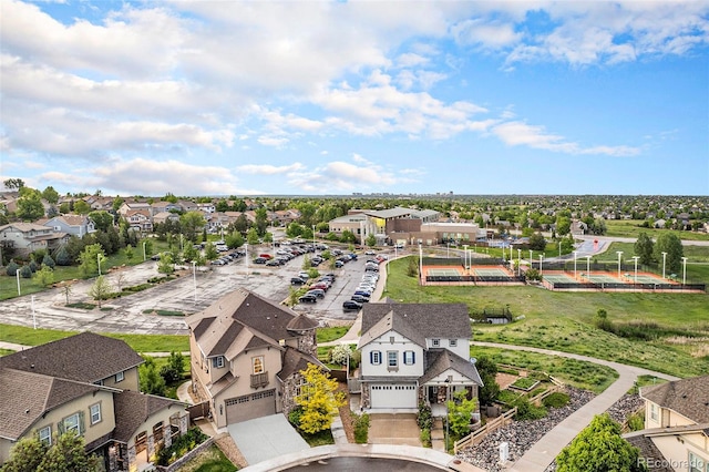 10705 Pinewalk Way, Highlands Ranch, CO 80130 - aerial perspective of suburban area