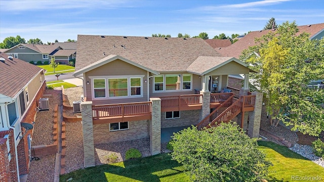 23425 E Otero Dr, Aurora, CO 80016 - rear view of property featuring a shingled roof