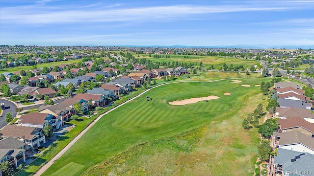 23425 E Otero Dr, Aurora, CO 80016 - aerial overview of property's location with nearby suburban area and a golf club