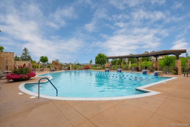 23425 E Otero Dr, Aurora, CO 80016 - community pool featuring a patio area