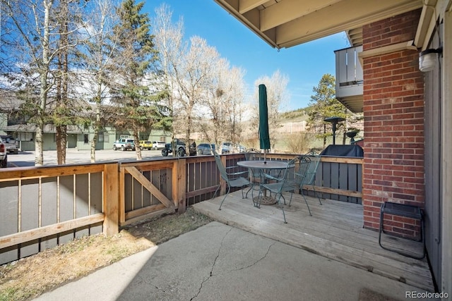 933 Straight Creek Dr Unit 101, Dillon, CO 80435 - view of patio featuring outdoor dining area