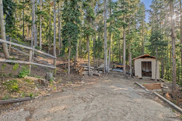 375 Castlewood Dr, Evergreen, CO 80439 - view of yard with a shed