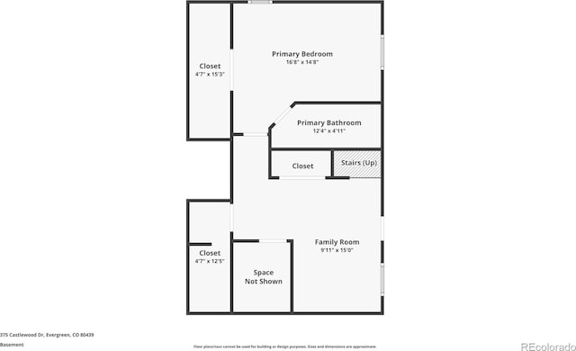 375 Castlewood Dr, Evergreen, CO 80439 - view of property floor plan