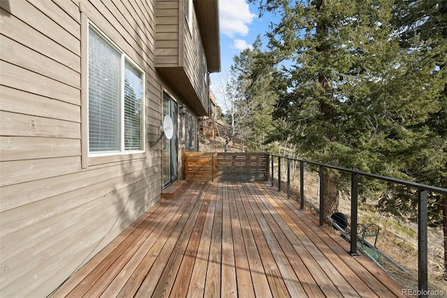 view of deck