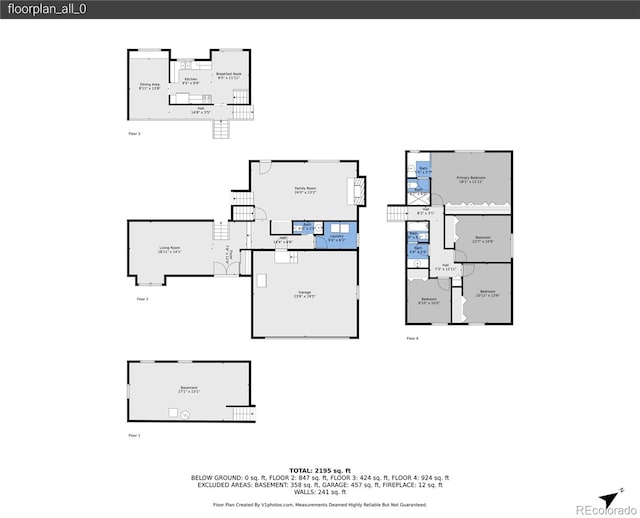 5543 S Kenton Ct, Englewood, CO 80111 - view of floor plan / room layout