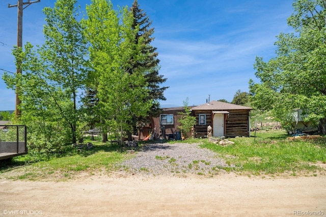 view of front of home