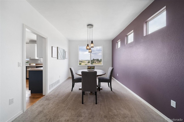 20339 Vista Cir, Parker, CO 80138 - dining area featuring carpet and baseboards