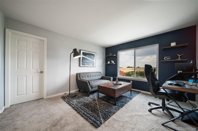 20339 Vista Cir, Parker, CO 80138 - carpeted home office with baseboards