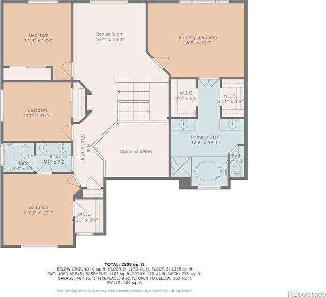20339 Vista Cir, Parker, CO 80138 - view of room layout