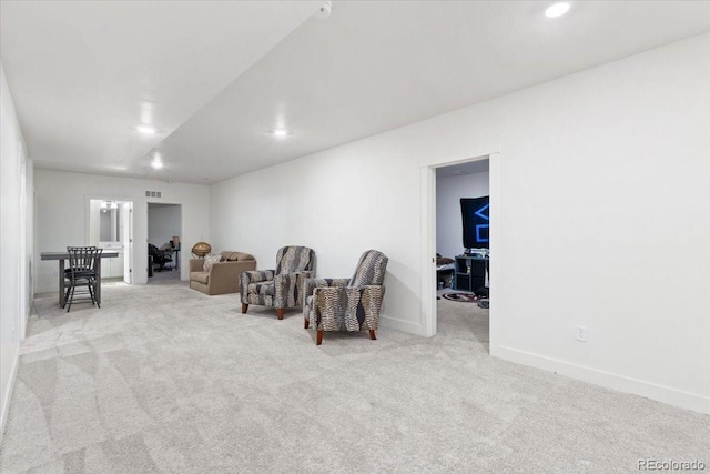 13476 Willow St, Thornton, CO 80602 - sitting room with carpet and recessed lighting