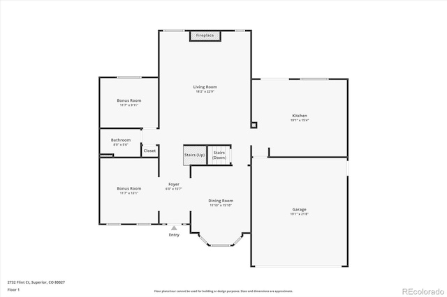 2732 Flint Ct, Superior, CO 80027 - floor plan / room layout