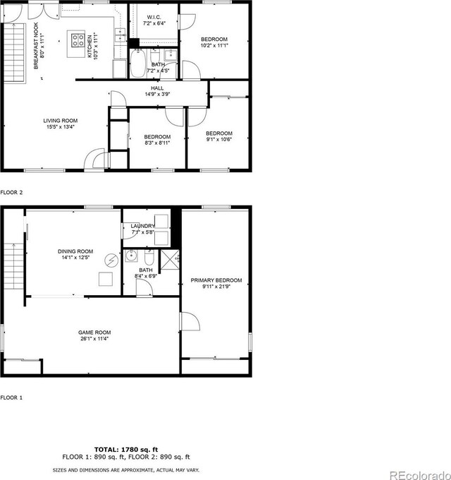 13388 Alcott Cir, Broomfield, CO 80020 - floor plan / room layout