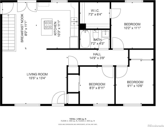 13388 Alcott Cir, Broomfield, CO 80020 - property floor plan
