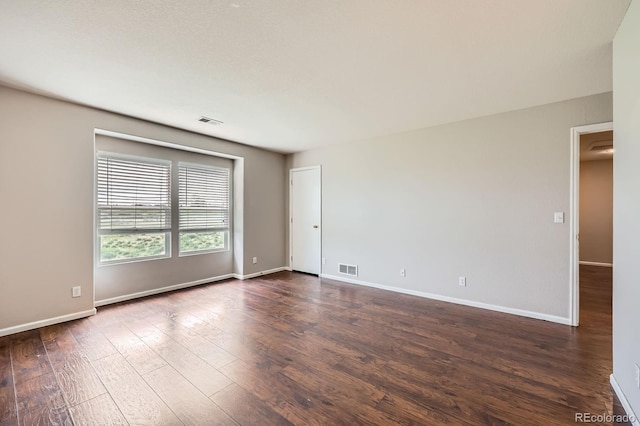 5653 Raleigh Cir, Castle Rock, CO 80104 - unfurnished room with dark wood finished floors and baseboards