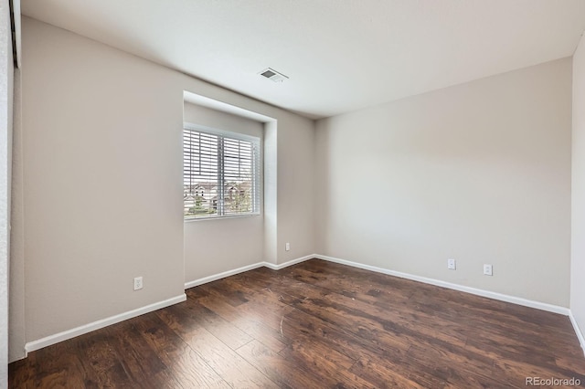 5653 Raleigh Cir, Castle Rock, CO 80104 - unfurnished room with wood finished floors and baseboards